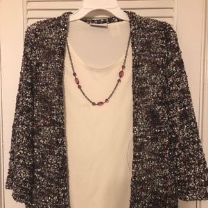 Alfred Dunner Sweater over blouse